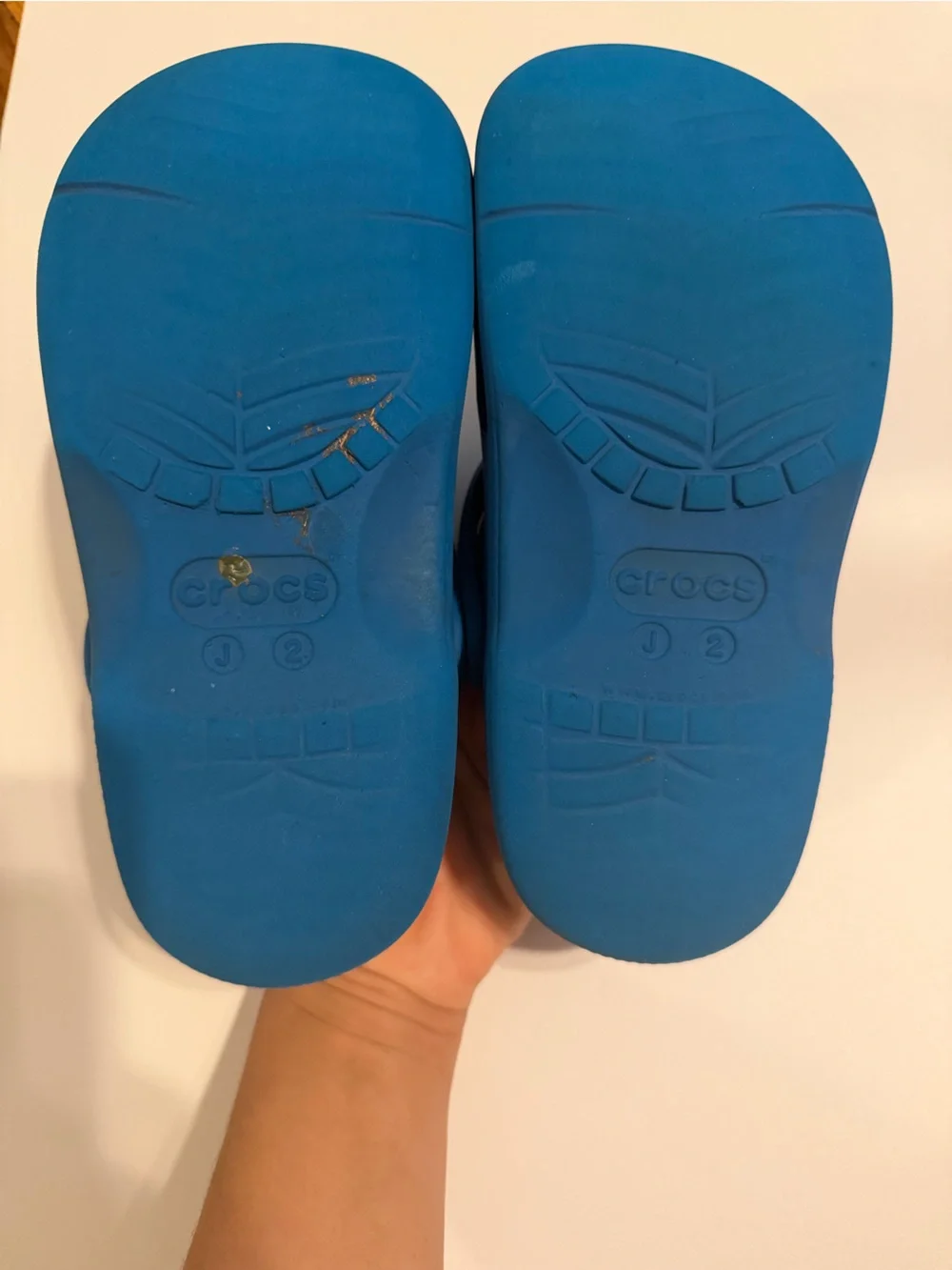 CROCS Kids Blue Clogs with Snoopy and Stitch Charms